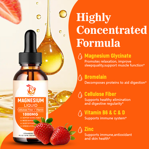 Gotas Líquidas de Magnesio de Marca Privada OEM con Vitamina C y Zinc, Suplemento que Promueve la Calidad del Sueño y Refuerza el Sistema Inmunitario - Product Image 5