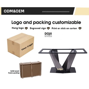 Chân bàn bằng đồng thau, bàn hiện đại, chân bàn kim loại đặt làm theo kích thước và hoàn thiện tùy chỉnh, phù hợp với mặt bàn gỗ hoặc đá. - Product Image 3