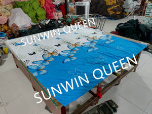 Juego de Sábanas SUNWIN Queen Metropolitan de Microfibra de 85-100GSM, Juego de 6 Piezas para Cama King/California King, Diseño Floral Azul - Product Image 6