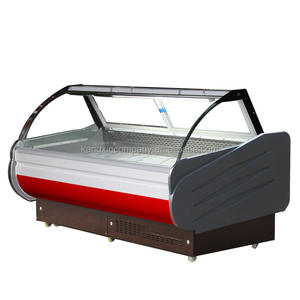 Supermercado comida cocida nevera fresca Carne Refrigerador Y Exhibición Vitrina Congelador - Product Image 5