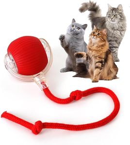 Electric Silicone Gel Rolling Ball for Cats & Dogs-Luminous Interactive Boredom-Busting <b>Bite</b>-Resistant Pet Toy - Product Image 1