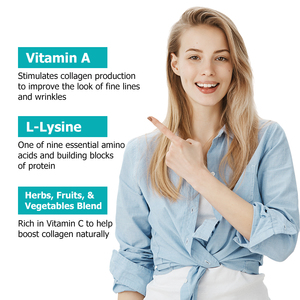 Capsules de rappel de <span class=keywords><strong>collagène</strong></span> de soutien de supplément diététique de vitamine A végétalien direct d'usine - Product Image 3