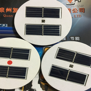 Luz solar redonda con panel solar, 10 LED, iluminación exterior para cama inflable, cama plegable - Product Image 5