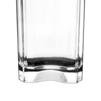 Bouteilles en verre transparent en gros 500 ml Bouteilles en verre à liqueur de gin avec bouchon en liège