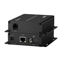 Convertisseur fibre optique téléphone/ethernet, multiplexeur de ligne téléphonique RJ11, fibre unique vers 20 km