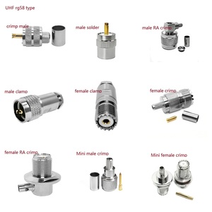 Nhà Máy UHF Twist Stereo pl259 nam cắm nữ Jack vít kẹp cho RG58 lmr400 5d-fb 5D FB lmr600 Cáp <span class=keywords><strong>RF</strong></span> nối Xoắn - Product Image 2