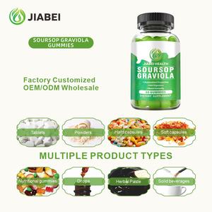 Jiabei Fábrica Personalizada OEM/ODM Graviola Graviola Gummy Imune Immune Boosting Herb Extratos para Adultos - Product Image 4