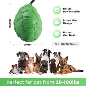 Yüksek kaliteli karikatür tarzı interaktif köpek oyuncak sızıntı gıda oyuncak gıda sınıf kauçuk Pet köpek çiğneme oyuncaklar - Product Image 5