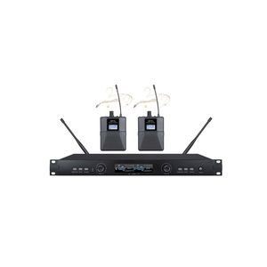 ไมโครโฟน lavalier ไร้สายสำหรับการลดเสียงรบกวนสำหรับการสัมภาษณ์ในสถานที่สอนห้องเรียนและการประชุม - Product Image 1