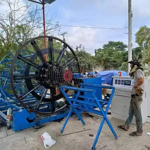 Mesin las kandang baja pipa beton cocok untuk membuat pipa drainase beton