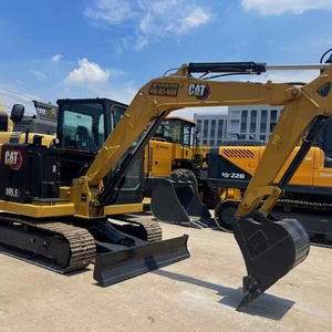 Energy-Saving Design Low-Noise <b>Fish</b> Pond Expansion Digging 5.5 Ton CAT 305.5E2 Used Mini Track Excavator - Product Image 1
