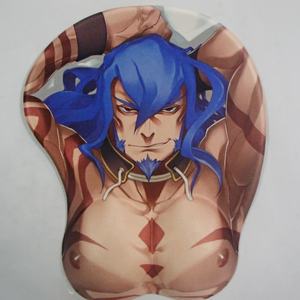 Vente en gros BAS quantité minimale de commande Anime Sexy 3D Confortable Repose-main Tapis de souris Impression personnalisée Gel de silicone Tapis de souris Seins Cheveux rouges - Product Image 6