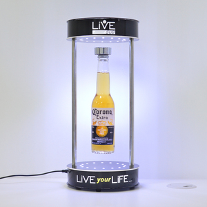 Giá Đứng Trưng Bày Chai Rượu Vang Xoay Và Nổi Bằng Nam Châm Đèn LED - Product Image 3