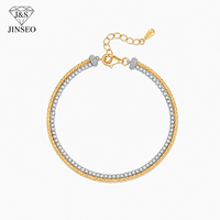 Diamante Cultivado en Laboratorio con Corte Redondo y Certificación IGI, Color D-F, de JINSEO, para Pulsera de Diseño Personalizado