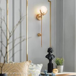 Nordic Minimalist Style All-Copper <b>Wall</b> Lamp for Bedroom Living Room Modern Luxury All-Copper <b>Bedside</b> <b>Wall</b> <b>Light</b> Creative <b>Wall</b> - Product Image 6