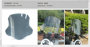 Parabrisas Universal para Motocicleta <span class=keywords><strong>MOTO</strong></span> GUZZI V100 MANDELLO_2023-2025 V85TT 19-24 <span class=keywords><strong>MORINI</strong></span> X-CAPE 21-25 QJSRT 550/700 - Product Image 6