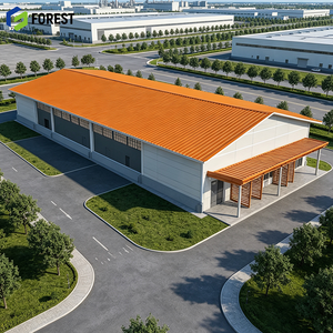 Estructura de Acero Prefabricada de Grado Industrial para Almacenes, Estructura de Depósito Logístico Comercial de Alta Resistencia - Product Image 1