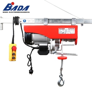 Mini grue électrique <span class=keywords><strong>portable</strong></span> BADA 220/230V, 12/6m, 500/999kg, 1600W, palan électrique - Product Image 2