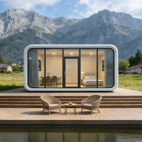 Nouvelle conception de maisonnette préfabriquée moderne de type Apple, prix compétitif, conteneur portable de 20 pieds ou 40 pieds, bureau étanche, maison conteneurisée