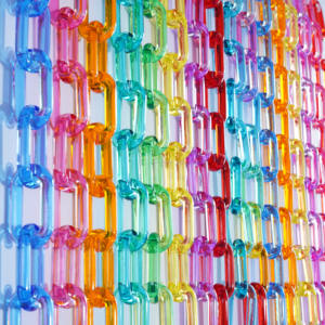 Grande arte della parete acrilica personalizzata unico catena lega l'accento per la <span class=keywords><strong>casa</strong></span> compleanno pasqua o decorazioni di nozze disponibili in diversi colori - Product Image 1