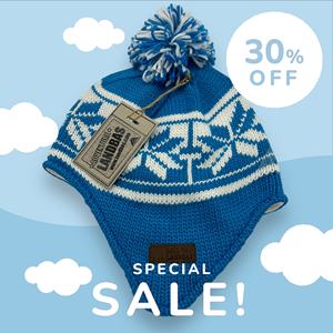 Venta caliente 100% acrílico Jacquard patrón tejido orejera 56-58CM gorro de nieve para regalo de Navidad - Product Image 4