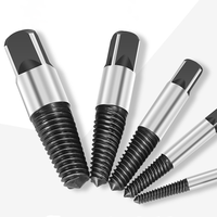 Pexmientas 6PCS HSS Titane Enduit Cassé Endommagé Boulon Remover Outils Endommagé Vis Outil Extracteur De Vis