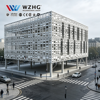 Structure de stationnement automobile préfabriquée en acier à grande échelle avec options de revêtement protecteur et aménagement multi-niveaux pour projets urbains