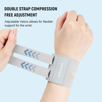 Attelle de poignet sportive réglable à double sangle pour le syndrome du canal carpien, la tendinite, la musculation et la protection des poignets lors de la pratique de la gym