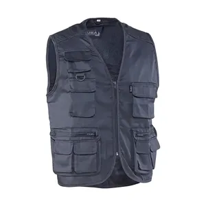 Gilet - 844MARINO XS Fisherman - Colore: Blu Navy - Gilet multitasche con chiusura frontale a zip. Caratteristiche - Product Image 1