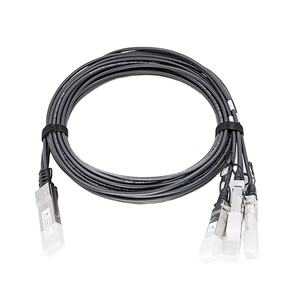 40G QSFP + TO 4x10G SFP + สายทองแดงเชื่อมต่อโดยตรงแบบพาสซีฟแบบพาสซีฟ1M 2M <span class=keywords><strong>3M</strong></span> อุปกรณ์ใยแก้วนำแสงที่ใช้งานร่วมกันได้ - Product Image 1
