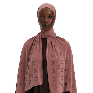 Offerta Speciale 2026 Hijab Premium Merrachi in Jersey Liquido Lussuoso con Lavorazione Artigianale in Pietra, Morbido Sciarpa Hijab - Product Image 2