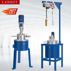 LANSGT 10L sollevamento in acciaio inox ad alta pressione <span class=keywords><strong>autoclave</strong></span> agitato serbatoio reattore ad alta pressione acido solforico - Product Image 1