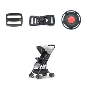 Boucle rotative à dégagement rapide, 12mm, noire, pour siège de poussette, accessoire de sangle de sécurité - Product Image 4