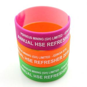 สายรัดข้อมือซิลิโคนธงระดับสูงแบบกำหนดเอง - Product Image 1