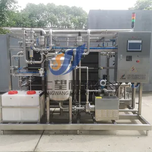 1000L दूध pasteurizer बिक्री पर, दूध का रस पेय pasteurizing मशीन, HTST pasteurizer संयंत्र