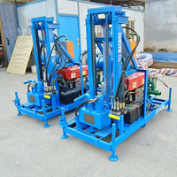Excellent rapport qualité-prix en Chine : Petite machine de forage de puits d'eau portable avec moteur diesel de 100 m à vendre