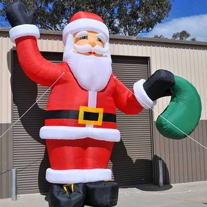 40 Foot <strong>Santa</strong> Inflatable Model Christmas Decorations Holiday Outdoor Large Cartoon Xmas <strong>40ft</strong> Inflatable <strong>Santa</strong> <strong>Claus</strong> - Product Image 4
