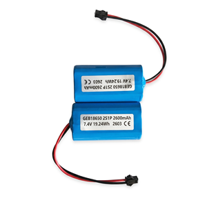 卸売工場 7.4V 18650充電式電池 2600mAh 円筒形リチウムイオン電池パック 2S1P - Product Image 3