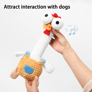 Jouet pour chien pour mâcher et faire ses dents, avec fonction sonore. Articles pour animaux de compagnie pour les chiots afin de soulager l'ennui. - Product Image 4