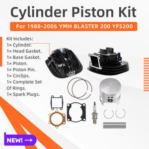 Kit de extremo superior de juntas de pistón de cilindro para Yamaha <span class=keywords><strong>Blaster</strong></span> <span class=keywords><strong>200</strong></span> YFS200 1988-2006 OEM 2XJ-11111-00-00 ATV UTV repuestos - Product Image 2