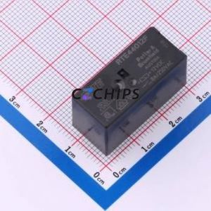 RTE44012F Power Relay Through hole Component (THT) Relay 12V 2 Normally Open: 2A (DPST-Normally Open)::: 400V-AC AgNi - Product Image 1