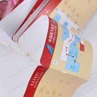 Plieuse de papier d'étiquette de billet de carte d'embarquement Machine pliante de billets d'étiquette adhésive thermique TITO