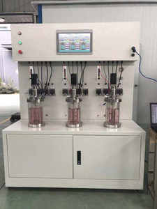 Tanque de fermentación de laboratorio con diseño de vidrio y acero inoxidable Amplio rango de capacidad para pequeñas industrias Biorreactor para uso en laboratorio - Product Image 5