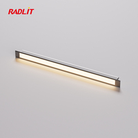 Éclairage LED encastré en aluminium pour meubles OEM/ODM avec capteur IR de mouvement, idéal pour armoires de cuisine modernes et vitrines