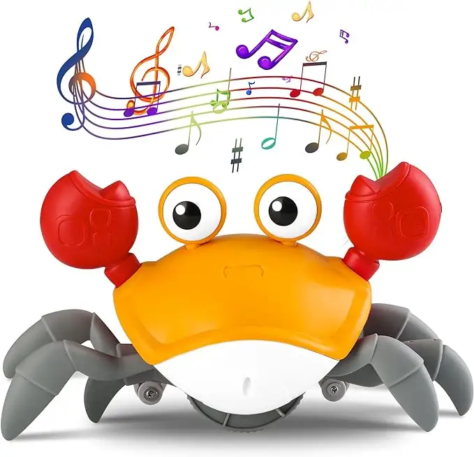 2024 nouveau crabe rampant bébé jouet 36 mois développement de la musique 1er anniversaire cadeaux