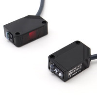 Interrupteur photoélectrique DOMENZI E3Z-R61 noir NPN NO 12 à 24 VDC, distance de détection réglable de 4 m, type de capteur compact