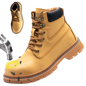 Nuevo Estilo de Zapatos de Seguridad Resistentes a Pinchazos, Unisex, con Puntera de Acero, Botas de Trabajo Ligeras Antideslizantes para Uso en Fábrica, para Todas las Estaciones - Product Image 1