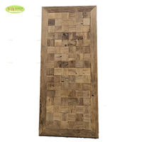 Meubles de Table à manger en bois d'orme vieux chinois/Table à manger en bois d'orme recyclé pour Restaurant hôtel