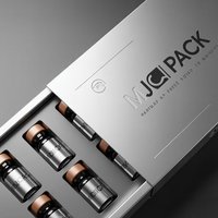 Boîte d'emballage de flacon de peptides avec estampage holographique, boîte magnétique personnalisée pour marque de peptides de musculation haut de gamme