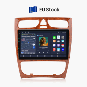 Radio estéreo Junsun Carplay Android Auto para Mercedes Benz Clase C Clase CLK S203 W203 W209 A209 2000-2005 con navegación GPS - Product Image 1